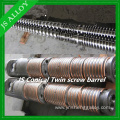 Conical twin screw barrel for Cincinnati machine CMT